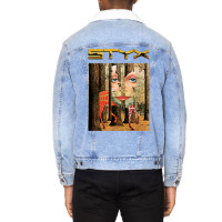 Blue Collar Man   Nature Unisex Sherpa-lined Denim Jacket | Artistshot