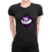 Oppression Hq Diamond Perk Inspired Splash Art Ladies Fitted T-shirt | Artistshot