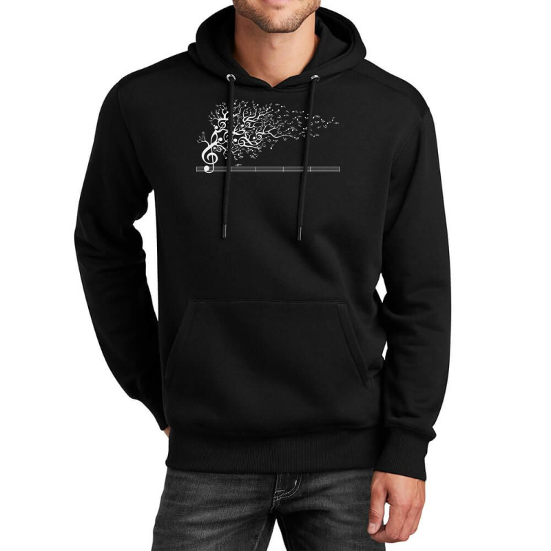 The Sound Of Nature In Motion - White Unisex Hoodie | Artistshot