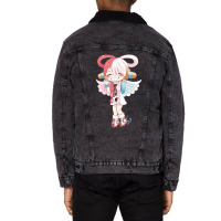 Chibi Uta Unisex Sherpa-lined Denim Jacket | Artistshot