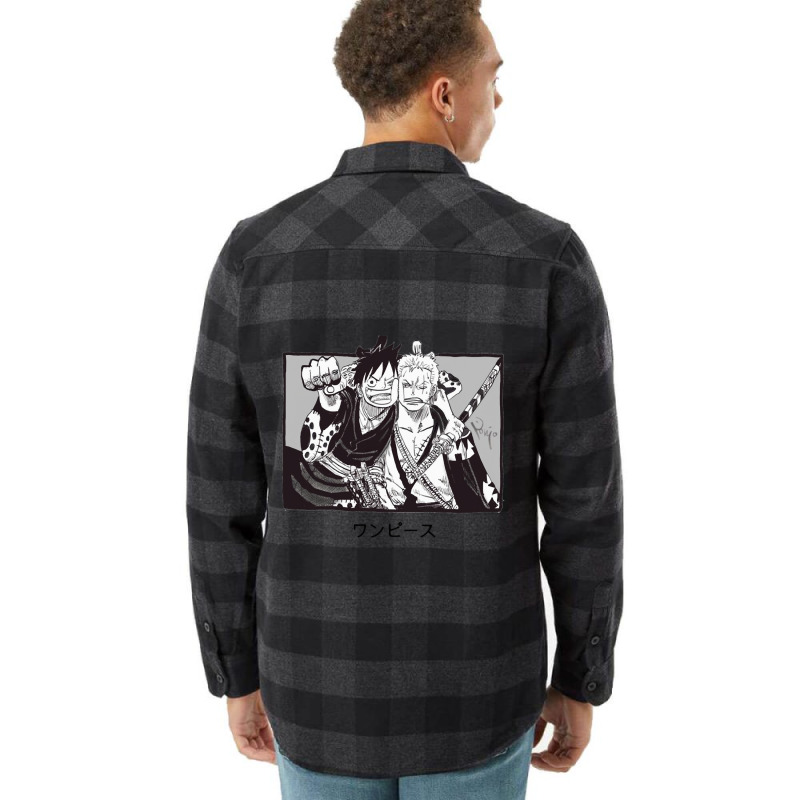 Luffy And Zoro   One Piece Flannel Shirt | Artistshot