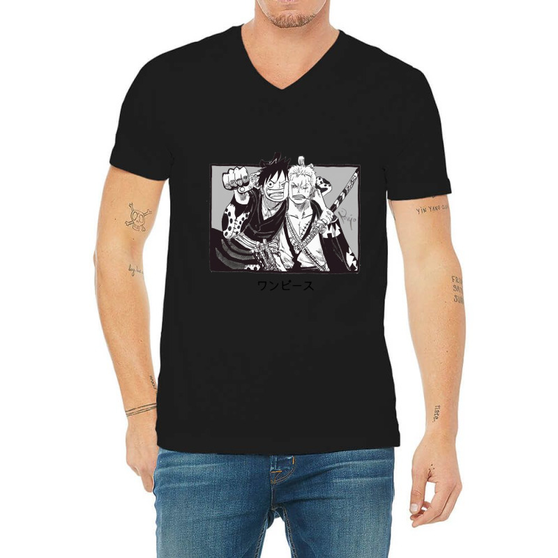 Luffy And Zoro   One Piece V-neck Tee | Artistshot