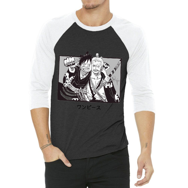 Luffy And Zoro   One Piece 3/4 Sleeve Shirt | Artistshot