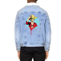 Anime One Piece Unisex Sherpa-lined Denim Jacket | Artistshot