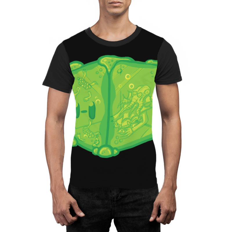 Green Gelatinous Cube Graphic T-shirt | Artistshot