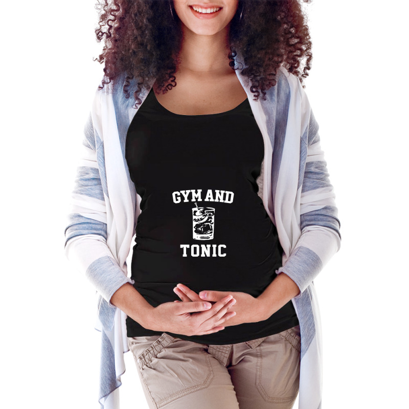 Macs Gym And Tonic T Shirt Maternity Scoop Neck T-shirt by MeganCangelosi | Artistshot