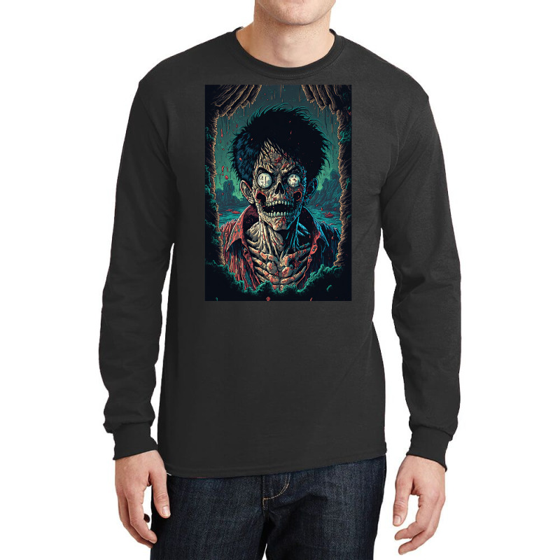 Zombie Luffy Long Sleeve Shirts | Artistshot