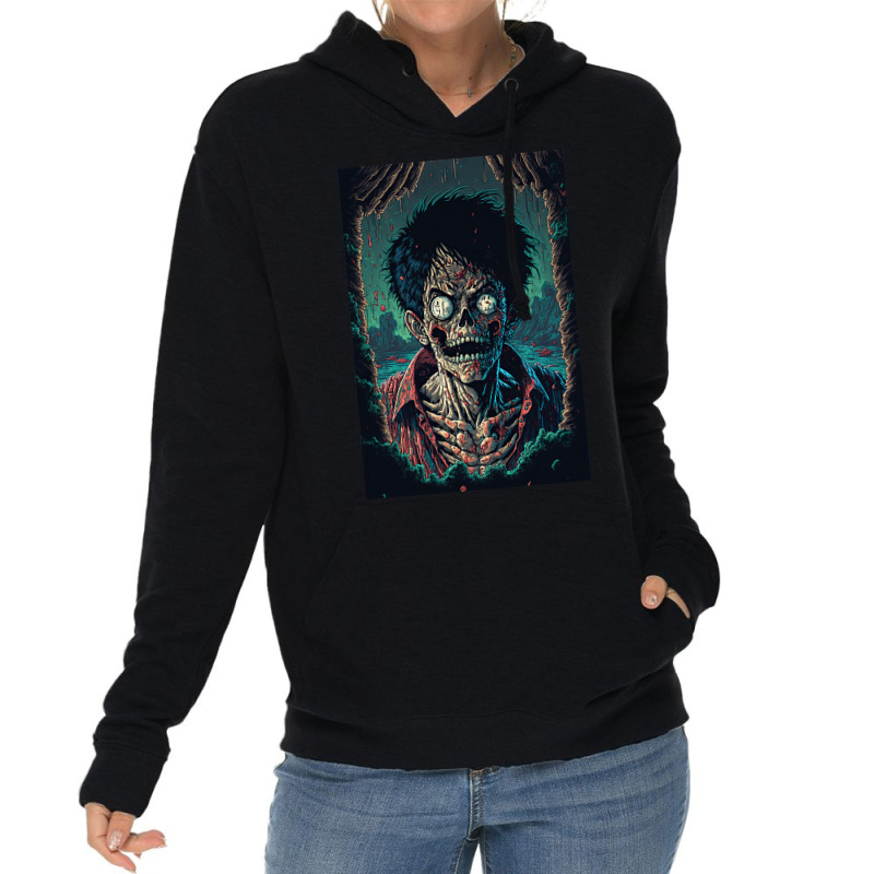 Zombie Luffy Lightweight Hoodie | Artistshot