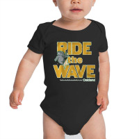 Ride The Wave Oakland Baby Bodysuit | Artistshot