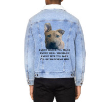 Barley I'll Be Watching You T Shirt Unisex Sherpa-lined Denim Jacket | Artistshot