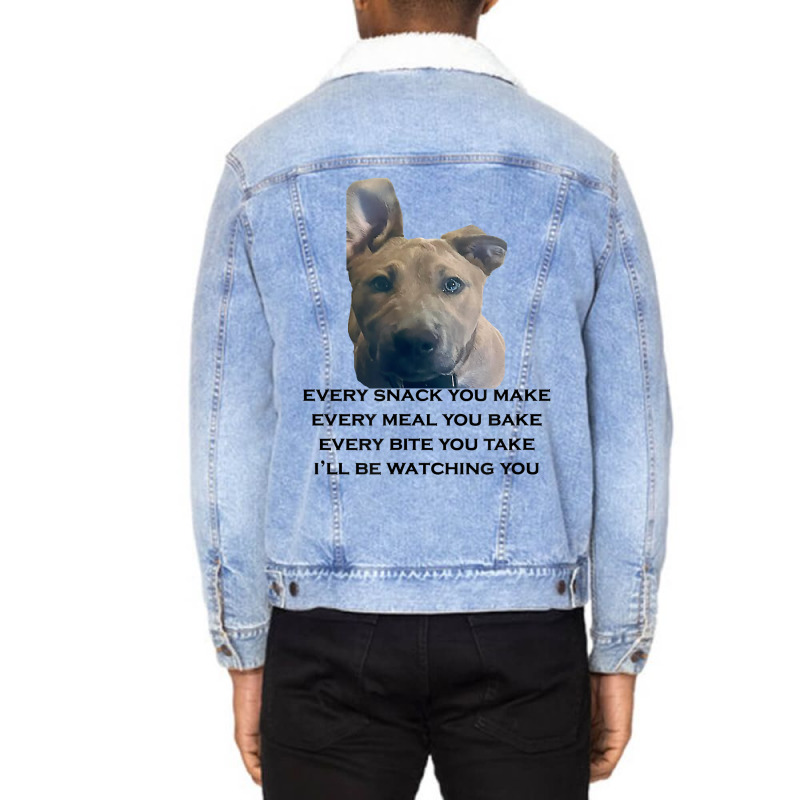 Barley I'll Be Watching You T Shirt Unisex Sherpa-lined Denim Jacket | Artistshot