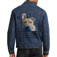 Barley I'll Be Watching You T Shirt Men Denim Jacket | Artistshot