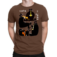 Cats In Jazz Classic  Tumblr T-shirt | Artistshot