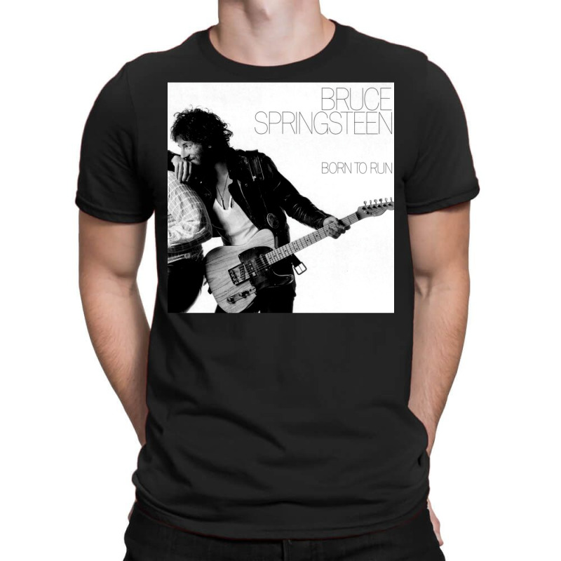 Brc Sprngstn Born To Run Album Cover   E T-shirt | Artistshot