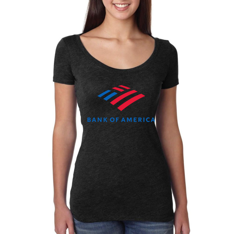 Bank Of America Women's Triblend Scoop T-shirt by Vario | Artistshot