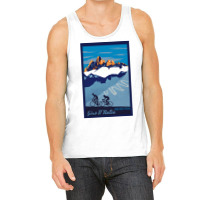 Giro D' Italia Retro  Passo Dello Stelvio Cycling Poster Tank Top | Artistshot