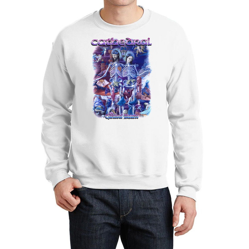 Cathedral The Nival Bizarre Classic Old School Uk Doom Stoner Metal Crewneck Sweatshirt | Artistshot