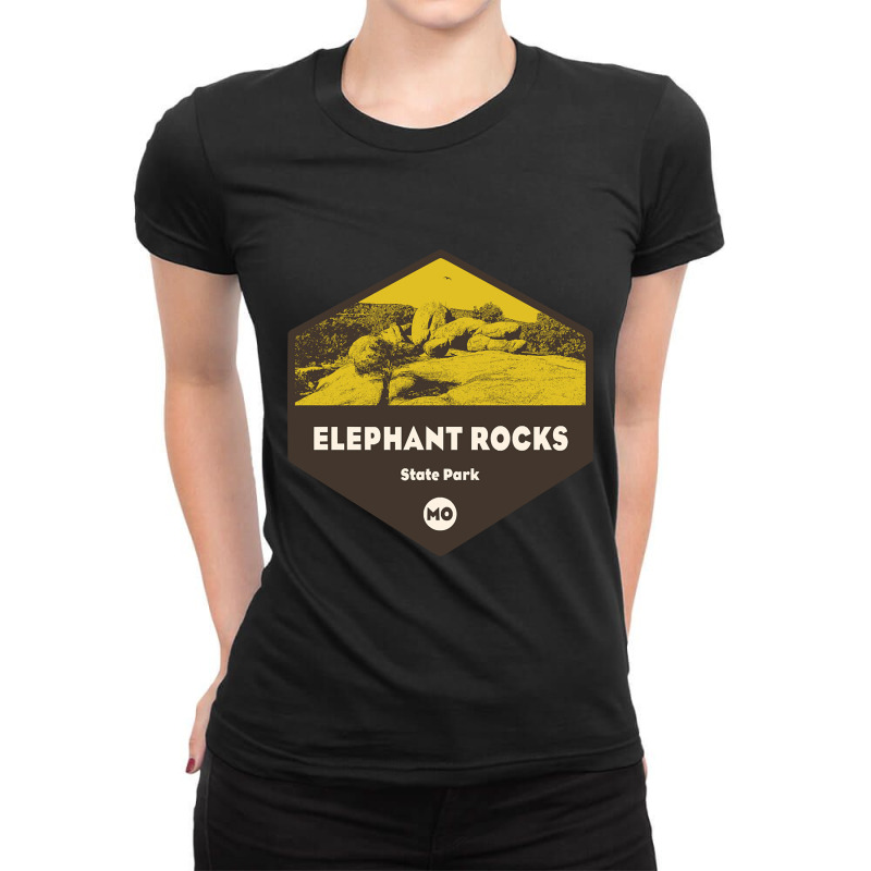 Hot Trend Elephant Rocks State Park Missouri Ladies Fitted T-Shirt by macklinsampson | Artistshot