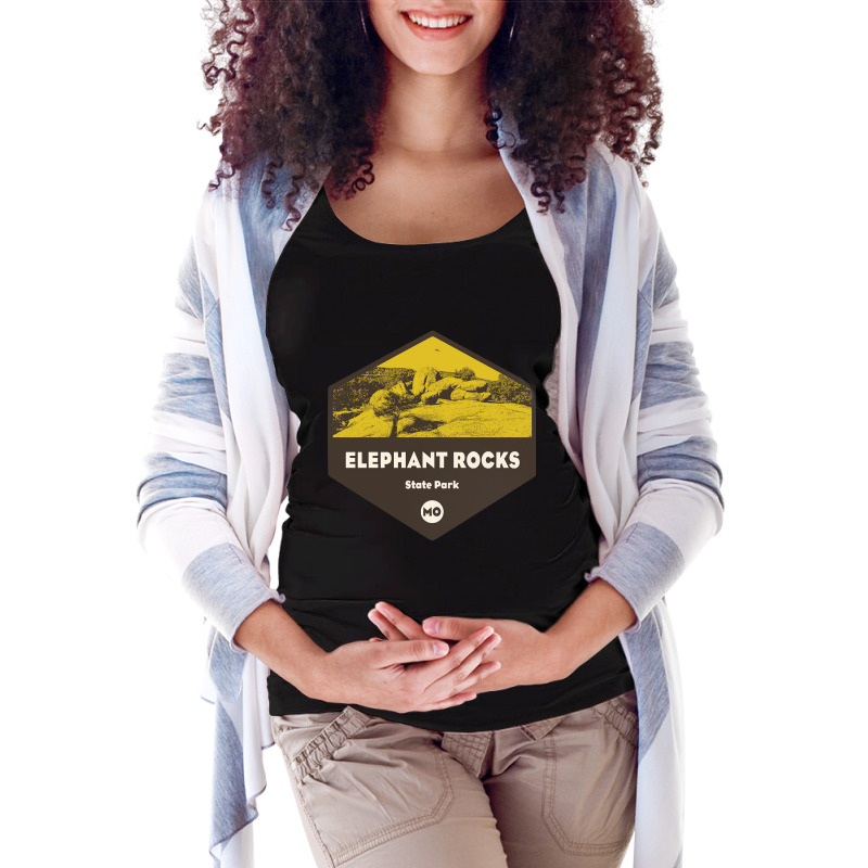 Hot Trend Elephant Rocks State Park Missouri Maternity Scoop Neck T-shirt by macklinsampson | Artistshot