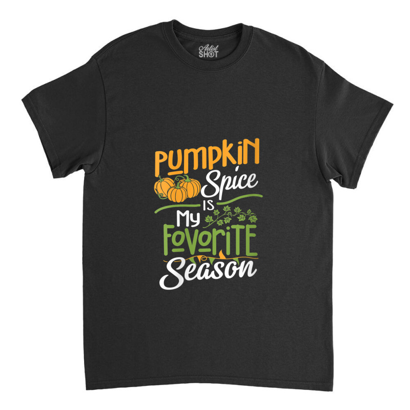 Womens Pumpkin Pie Spice Autumn Spring Fall Season Men & Women V-neck Classic T-shirt | Artistshot