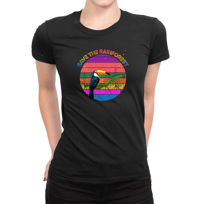 Save The Rainforest Ladies Fitted T-Shirt by autlu2024 | Artistshot