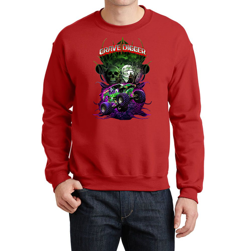 Grave Digger Monster Jam Monster Truck Crewneck Sweatshirt by nianaraegana | Artistshot