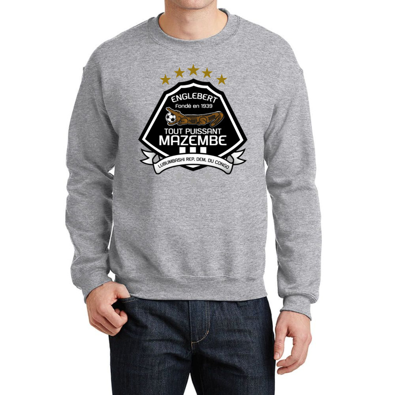 Suitable-tp-mazembe-worn Crewneck Sweatshirt | Artistshot