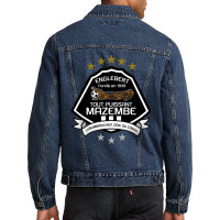 Suitable-tp-mazembe-worn Men Denim Jacket | Artistshot