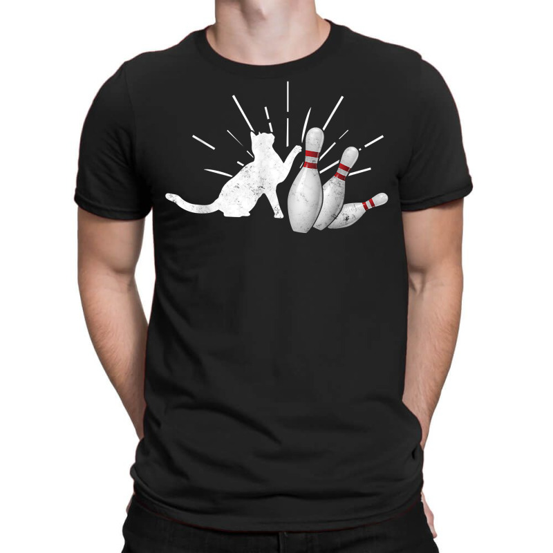 Alley Cat Tipping Pins Funny Bowling T Shirt T-shirt | Artistshot