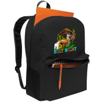 Holy Nıght Cows And Sunflowers Backpack | Artistshot