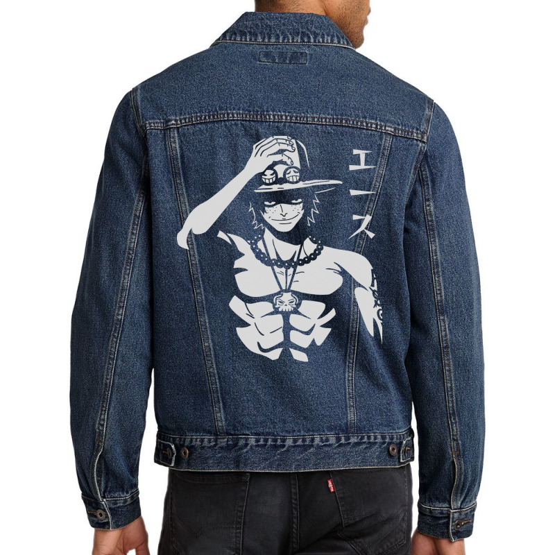 Portgas D Ace Men Denim Jacket | Artistshot