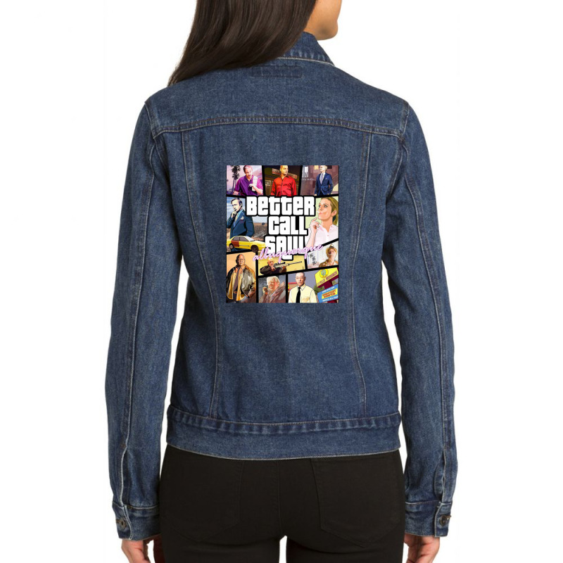 Grand Better Theft Call Auto Saul 4 Ladies Denim Jacket by ToryFahy | Artistshot