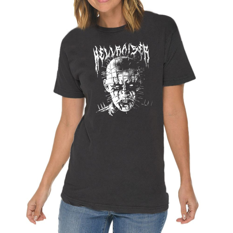 Black Metal Pinhead Vintage T-Shirt by jadedward23 | Artistshot