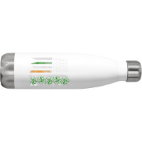 Irish American Ireland Flag Shamrock Stainless Steel Water Bottle | Artistshot