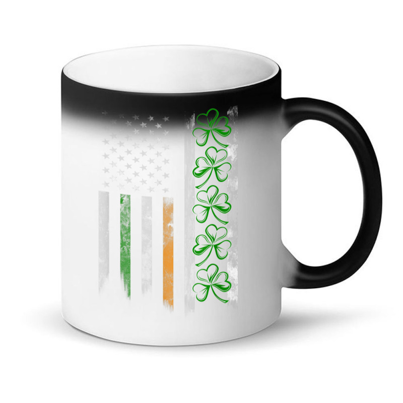 Irish American Ireland Flag Shamrock Magic Mug | Artistshot