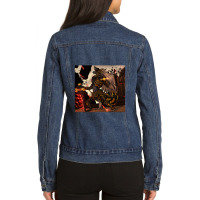 Blaidd Strive Burn Friend Ladies Denim Jacket | Artistshot