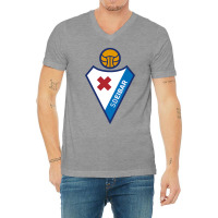 Suitable-sd-eibar-worn V-neck Tee | Artistshot