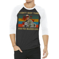 I Aint Got Time To Bleed Vintage Predator Lovers Movie Essential 3/4 Sleeve Shirt | Artistshot