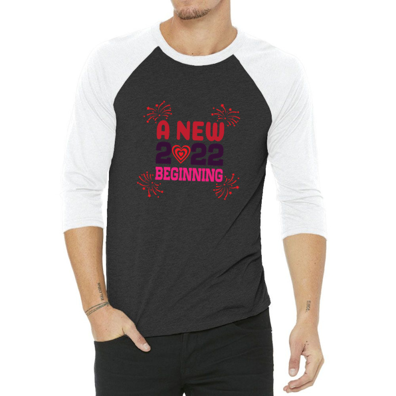 Happy New Year 2022 - A New 2022 Beginning 3/4 Sleeve Shirt | Artistshot