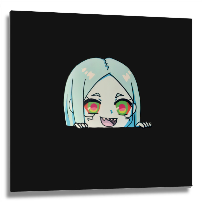 Cyberpunk Edgerunner Smile 1 Metal Print Square | Artistshot