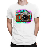 Tie Dye Gemstone Vintage Camera T-shirt | Artistshot