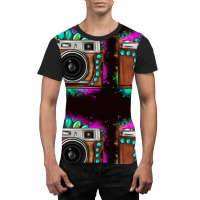 Tie Dye Gemstone Vintage Camera Graphic T-shirt | Artistshot