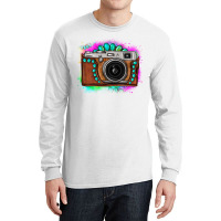 Tie Dye Gemstone Vintage Camera Long Sleeve Shirts | Artistshot