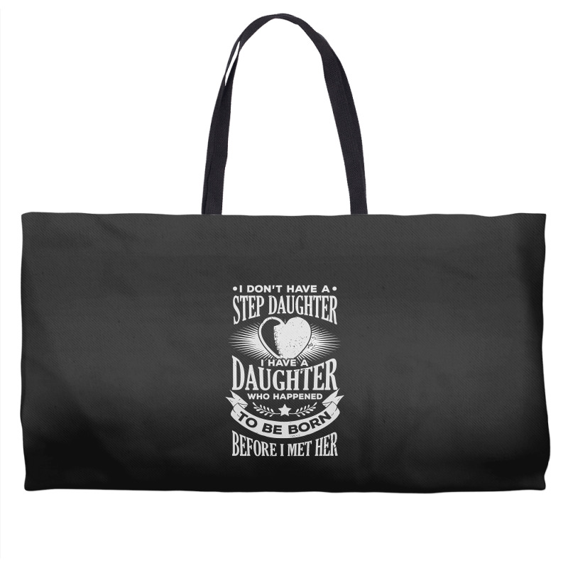 Stepdad Step Father Dad Daughter Gift Weekender Totes | Artistshot