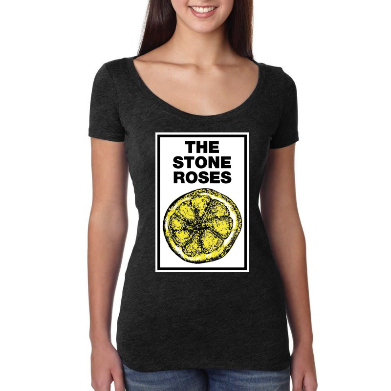 The Stone Roses Lemon Women's Triblend Scoop T-shirt by chadjtay | Artistshot