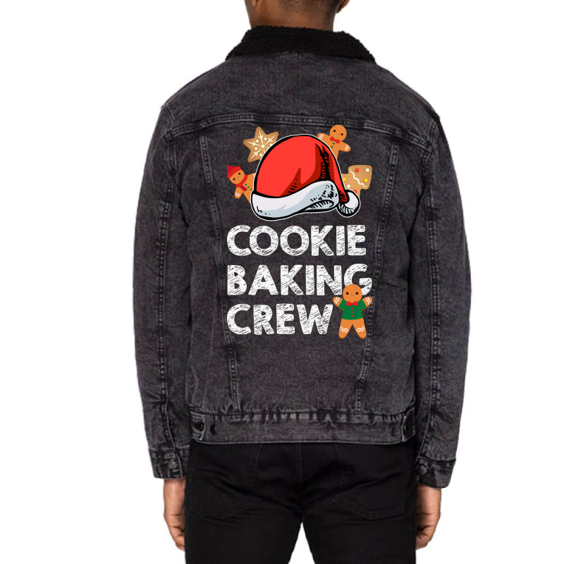 Cookie Baking Crew For Dark Unisex Sherpa-lined Denim Jacket | Artistshot