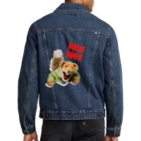 Boom Boom Basil Brush Men Denim Jacket | Artistshot