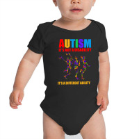 Autism It's Not A Disability It's A Different Ability Baby Bodysuit | Artistshot