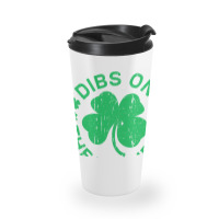 Dibs On The Redhead  St Patricks Day Travel Mug | Artistshot