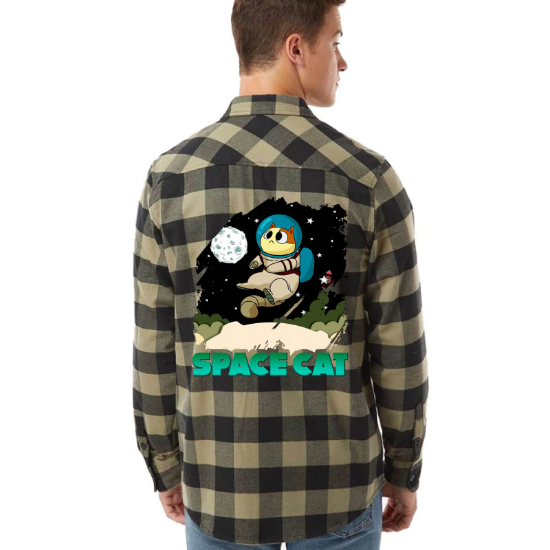 Space Cat Flannel Shirt | Artistshot